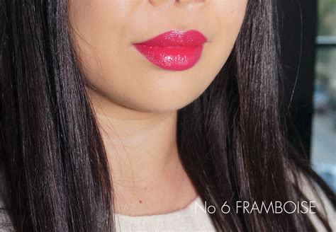 chanel le rouge crayon framboise 6|chanel le rouge lipstick.